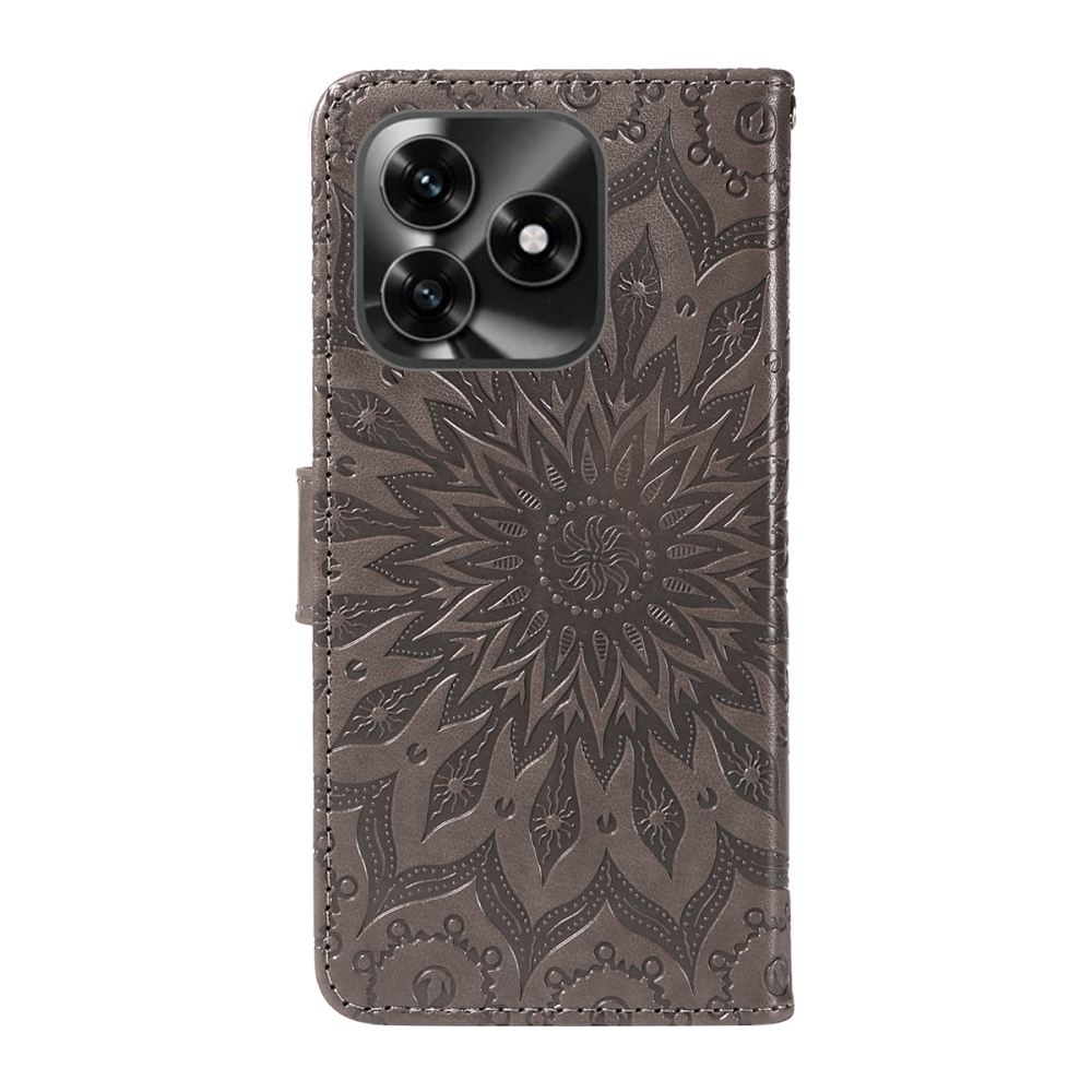 Sunflower knižkové puzdro na Honor X5c Plus - šedé