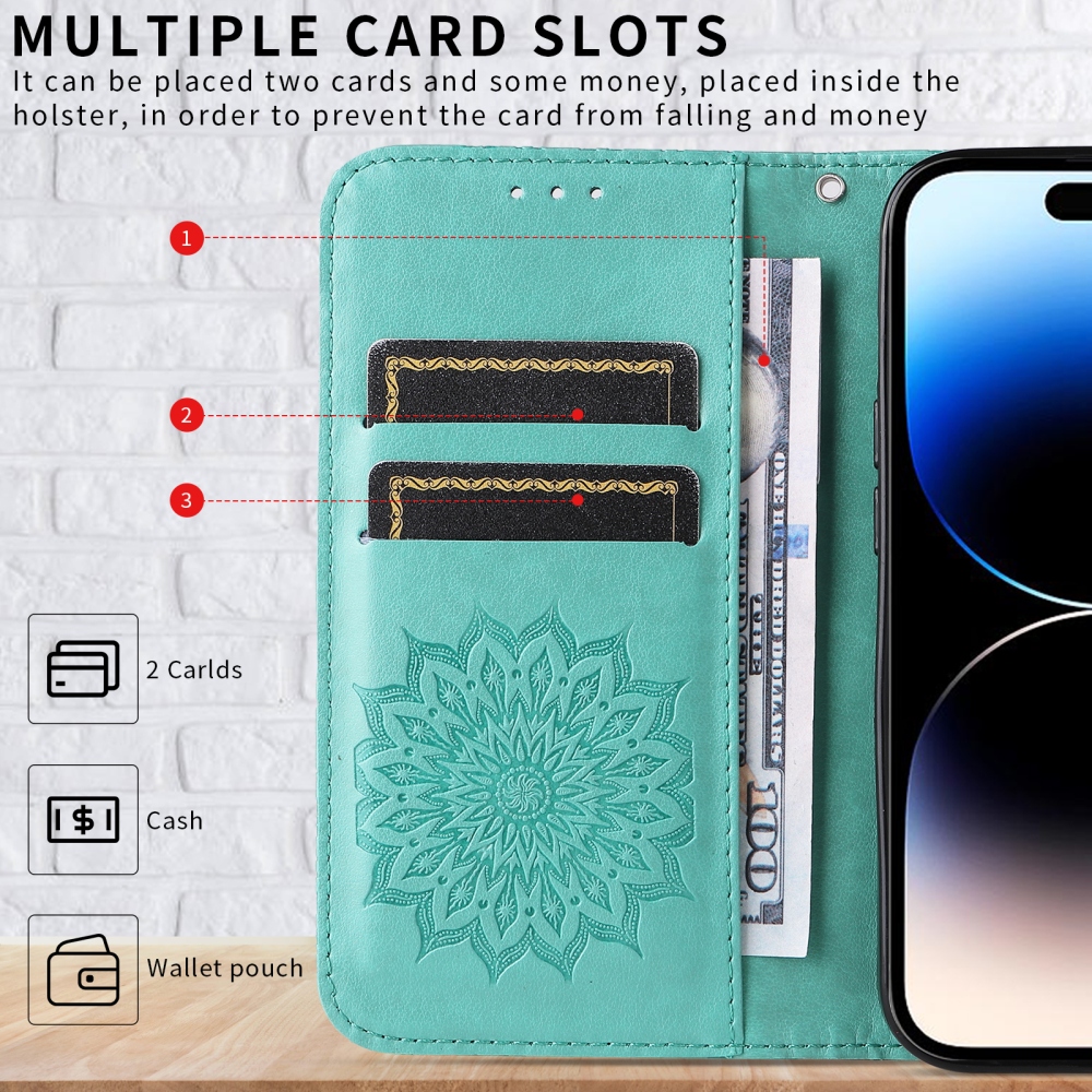 Sunflower knižkové púzdro na Motorola Edge 70 Pro 5G - zelené