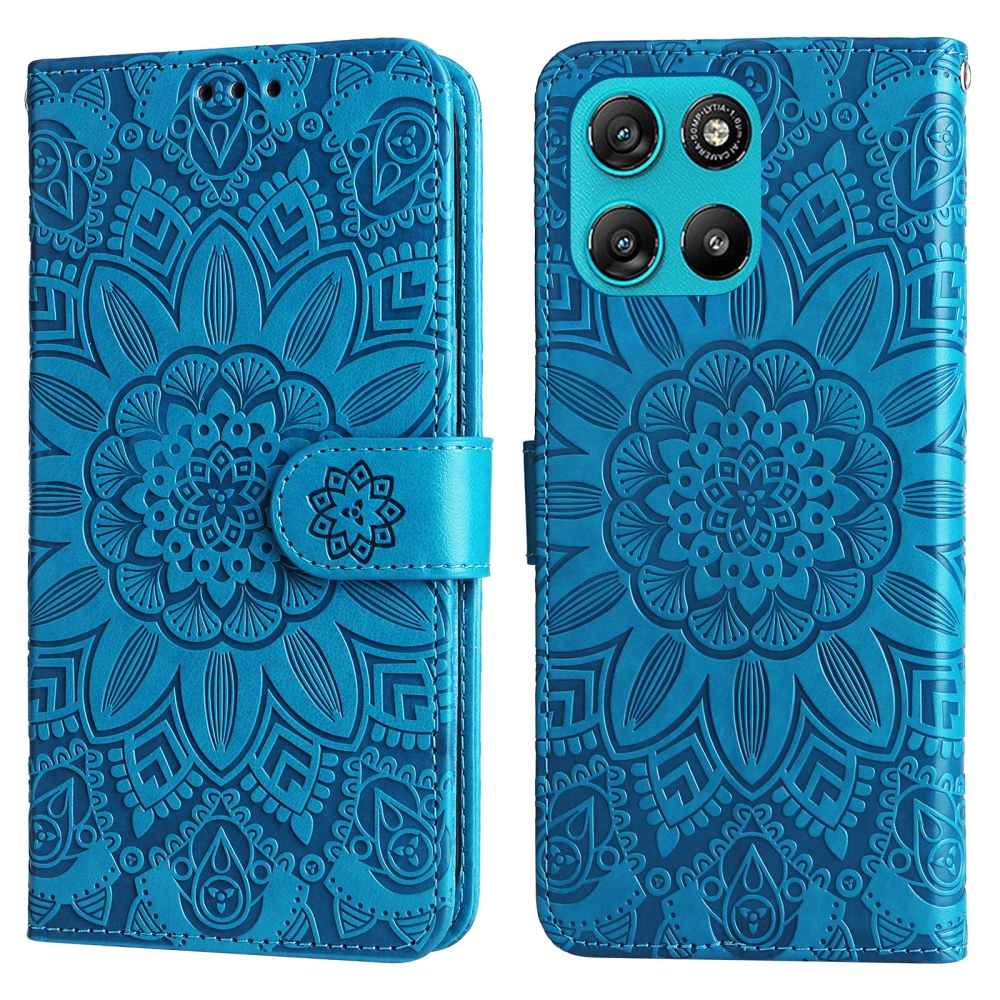 Sunflower knižkové púzdro na Motorola Moto G57 Power 5G - modré