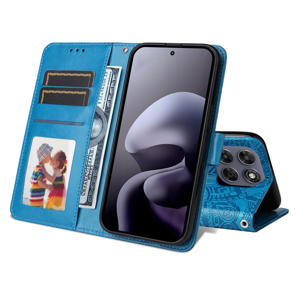 Sunflower knižkové púzdro na Motorola Moto G87 5G/G77 5G/G67 5G - modré