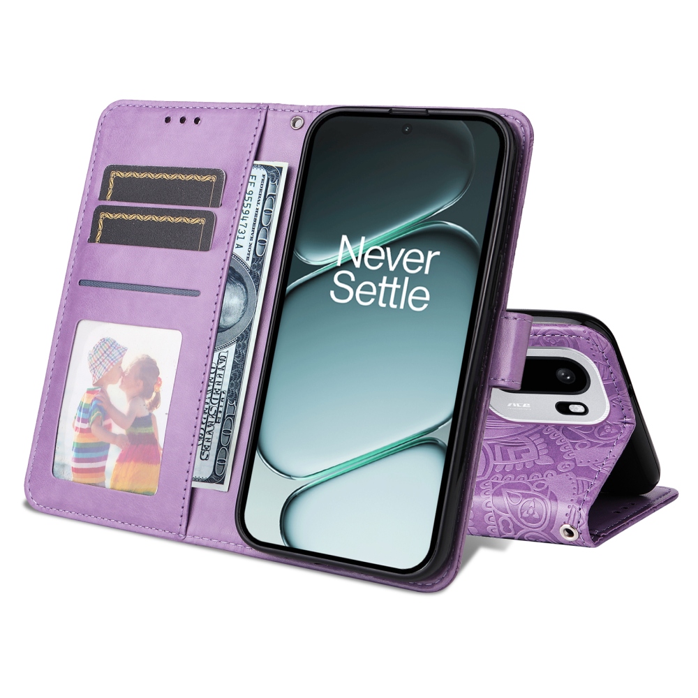 Sunflower knižkové puzdro na OnePlus 15R 5G - fialové