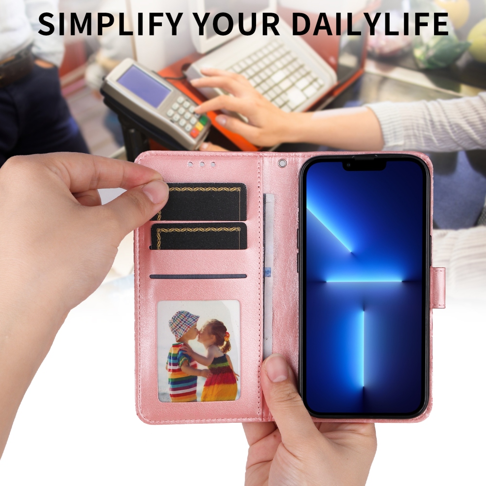 Sunflower knižkové puzdro na Oppo Find X9 5G - ružové