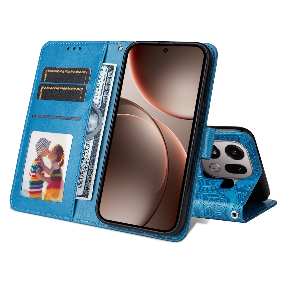 Sunflower knižkové púzdro na Oppo Find X9 Pro 5G - modré