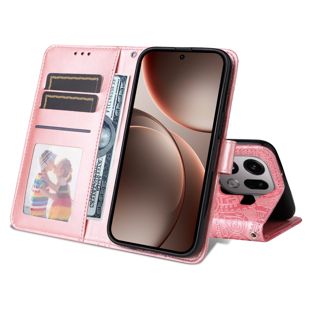 Sunflower knižkové púzdro na Oppo Find X9 Pro 5G - ružový