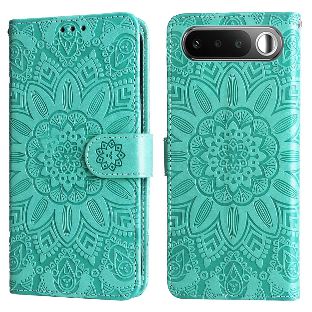 Sunflower knižkové puzdro na Realme 16 5G - modrozelené