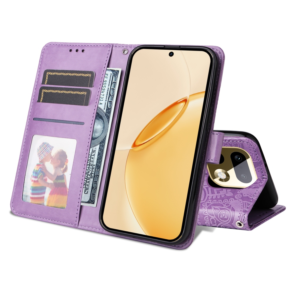 Sunflower knižkové puzdro na Realme 16 Pro+ 5G - fialové