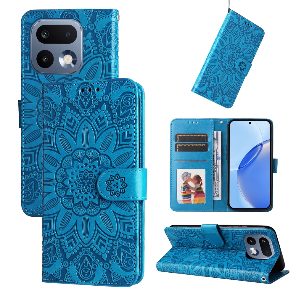 Sunflower knižkové puzdro na Realme 16 Pro 5G - modré
