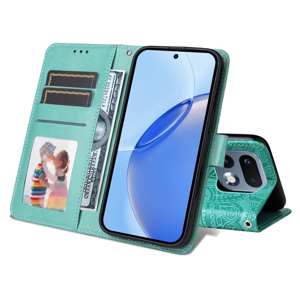 Sunflower knižkové puzdro na Realme 16 Pro 5G - modrozelené