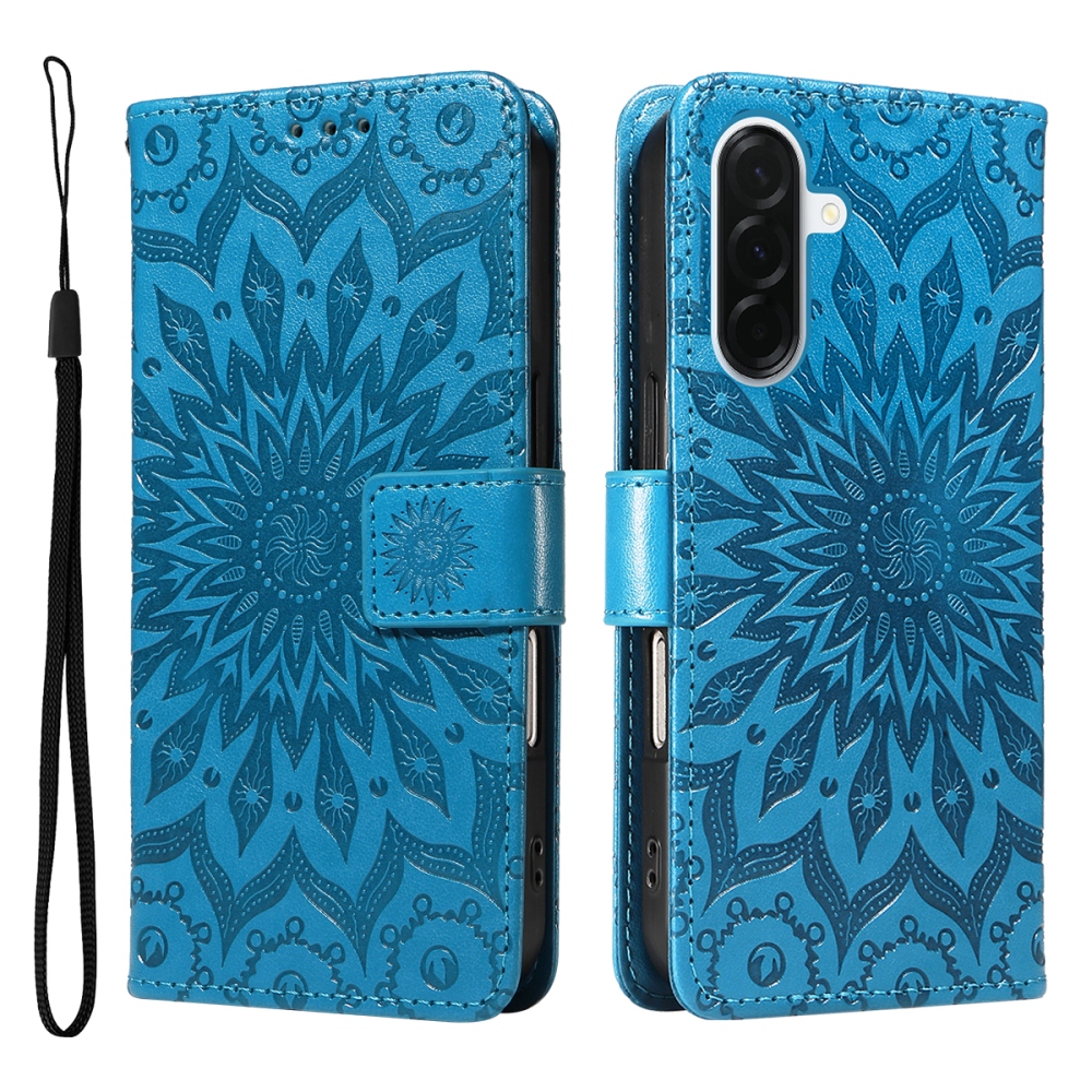 Sunflower knižkové púzdro na Samsung Galaxy A37 5G - modré