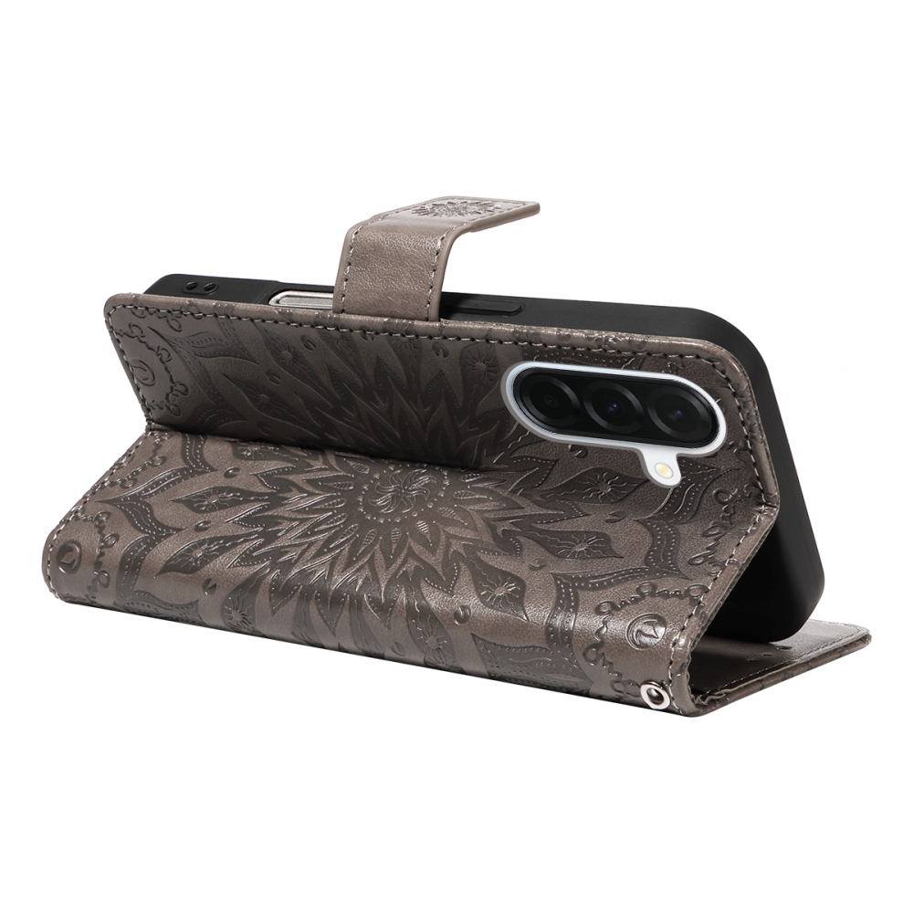 Sunflower knižkové púzdro na Samsung Galaxy A37 5G - šedé