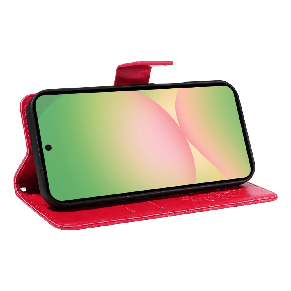 Sunflower knižkové púzdro na Samsung Galaxy A57 5G - červené