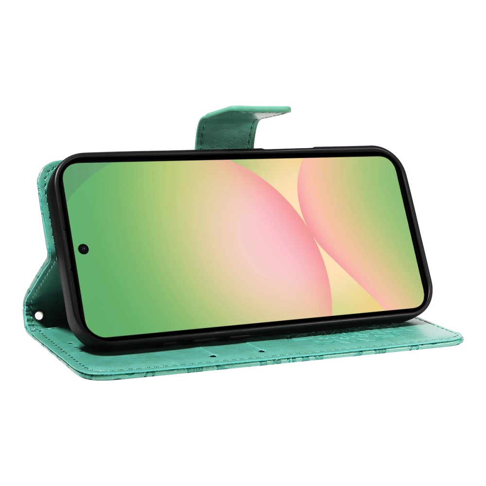 Sunflower knižkové púzdro na Samsung Galaxy A57 5G - modrozelené