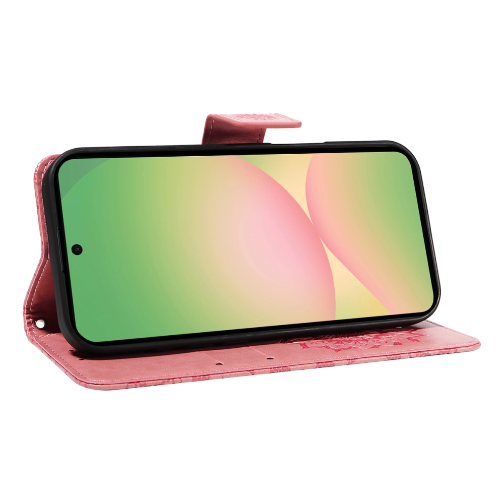 Sunflower knižkové púzdro na Samsung Galaxy A57 5G - ružové