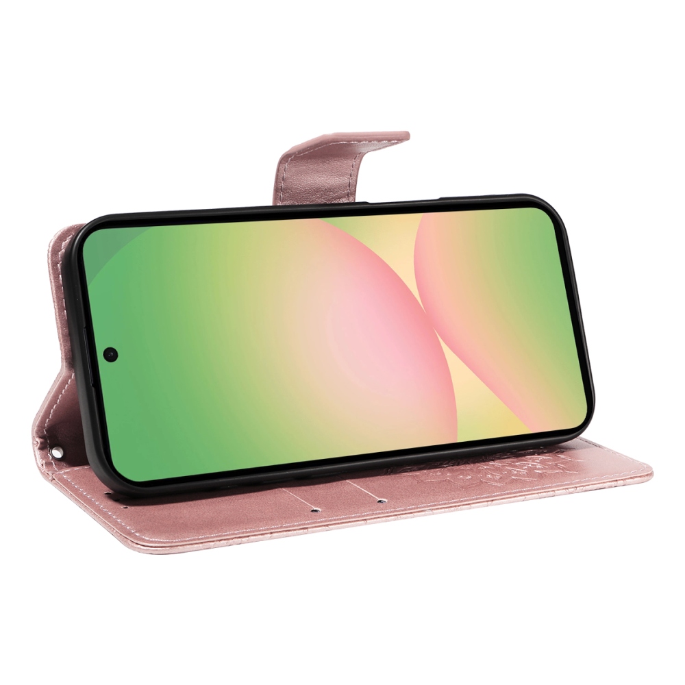 Sunflower knižkové púzdro na Samsung Galaxy A57 5G - ružovozlaté