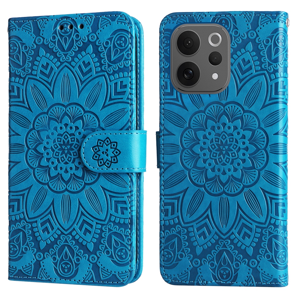 Sunflower knižkové púzdro na Vivo V70 5G - modré