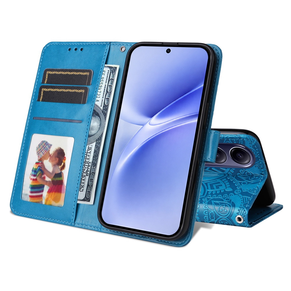 Sunflower knižkové púzdro na Vivo V70 FE 5G - modré