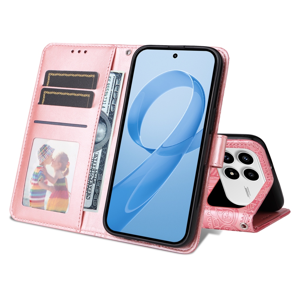 Sunflower knižkové púzdro na Xiaomi Poco F8 Pro 5G - ružové