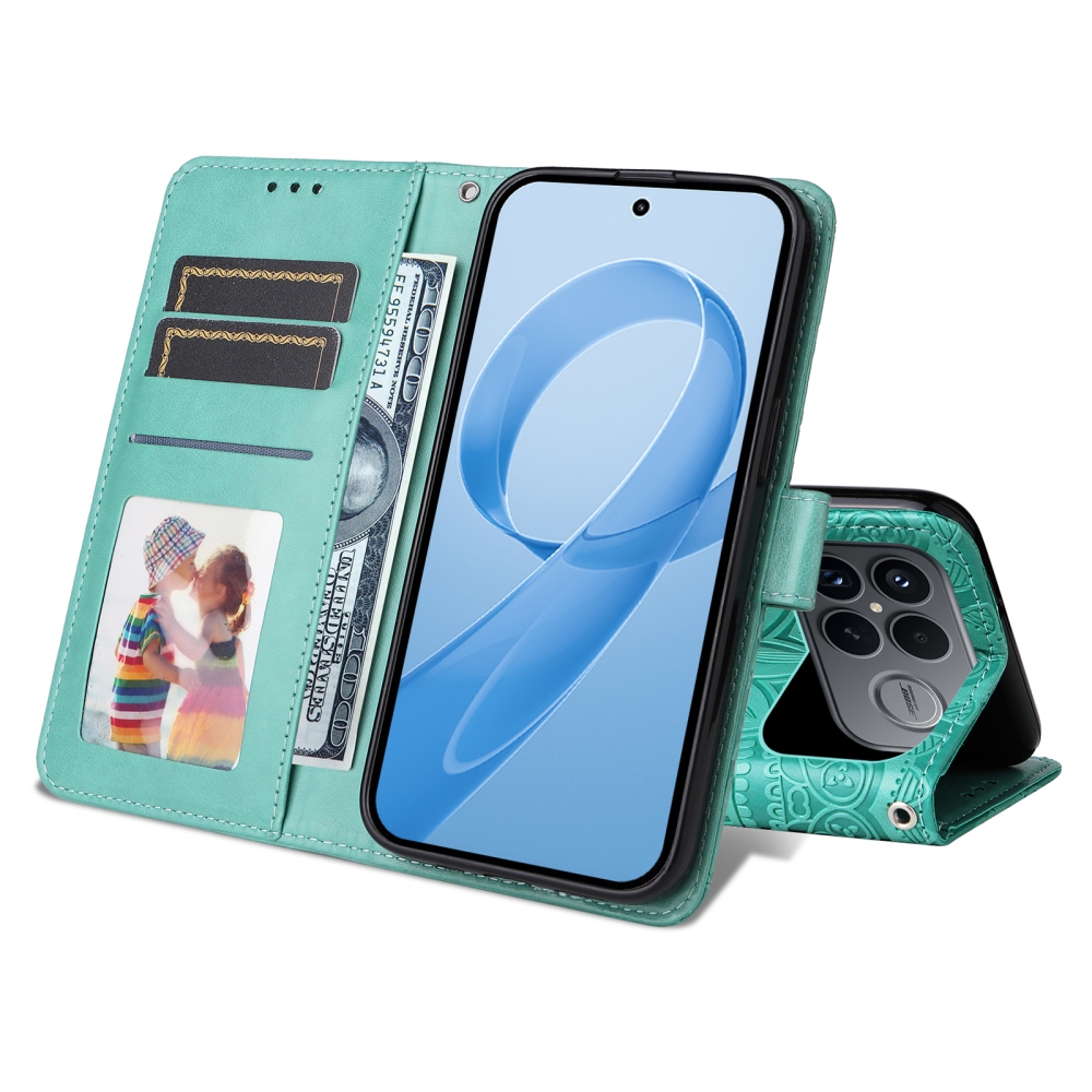 Sunflower knižkové púzdro na Xiaomi Poco F8 Ultra 5G - modrozelené