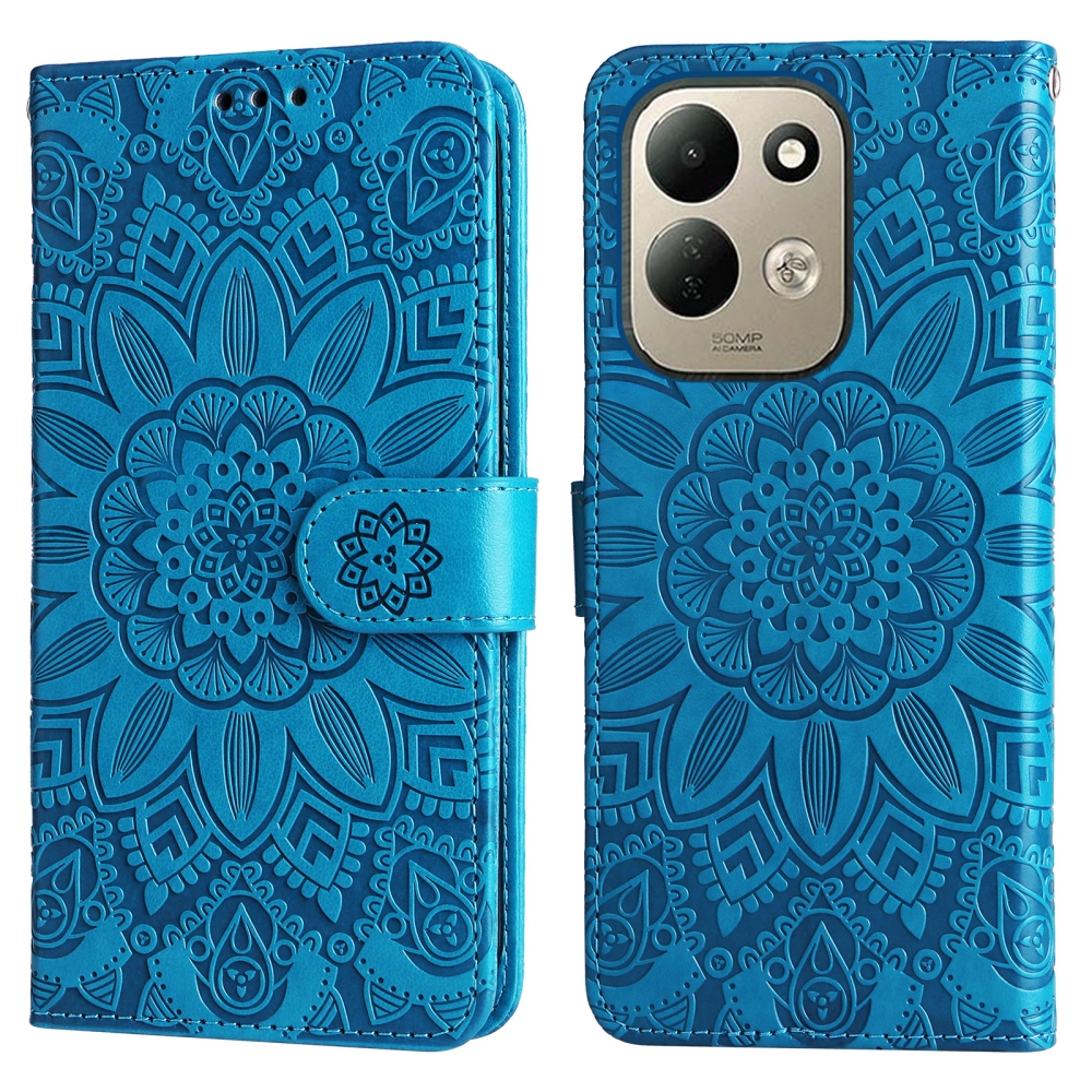 Sunflower knižkové púzdro na Xiaomi Redmi 17 4G/5G - modré