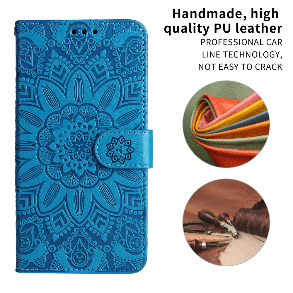 Sunflower knižkové púzdro na Xiaomi Redmi 17 4G/5G - modré