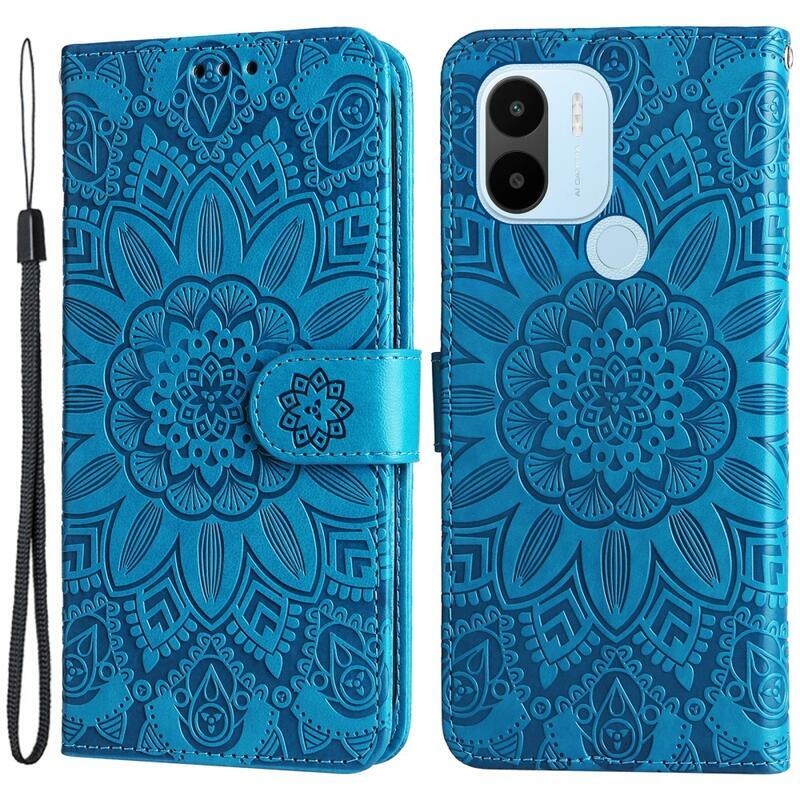 Sunflower knižkové púzdro na Xiaomi Redmi A1+/A2+ - modré