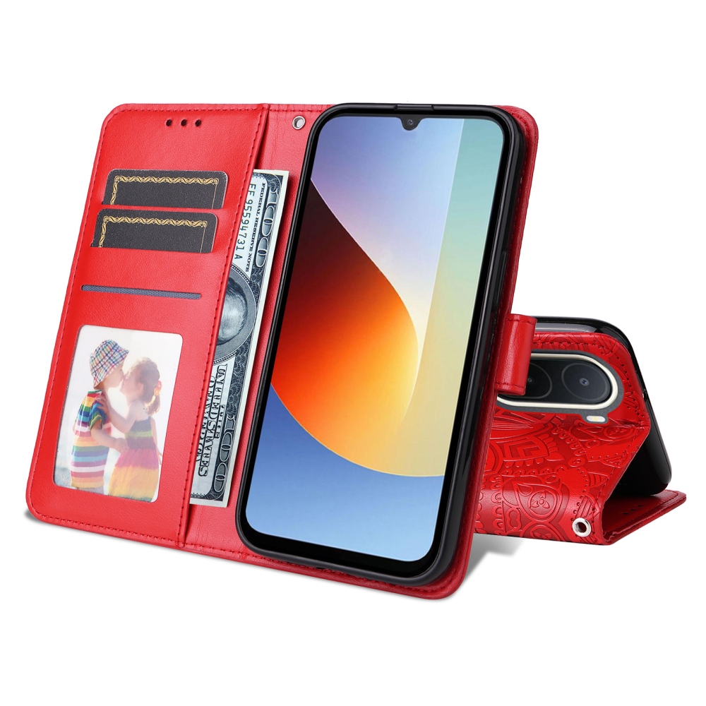 Sunflower knižkové púzdro na Xiaomi Redmi A7 Pro - červené