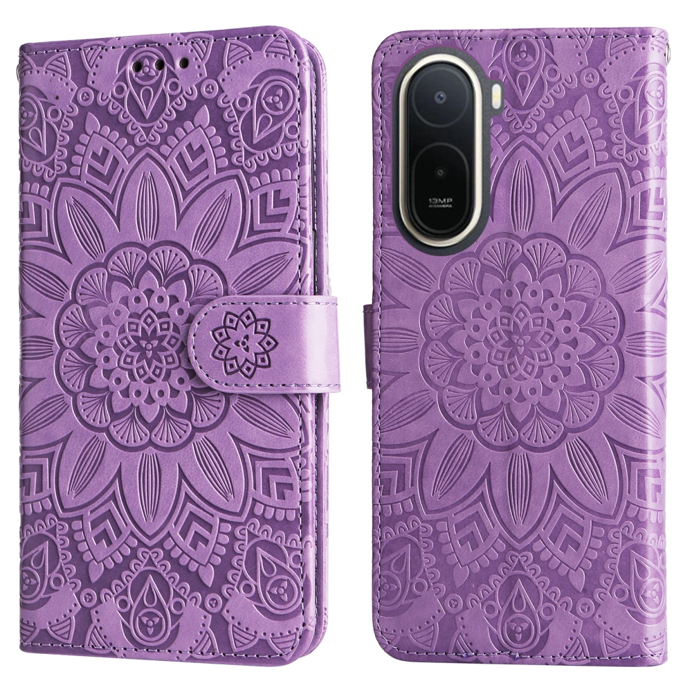 Sunflower knižkové púzdro na Xiaomi Redmi A7 Pro - fialové