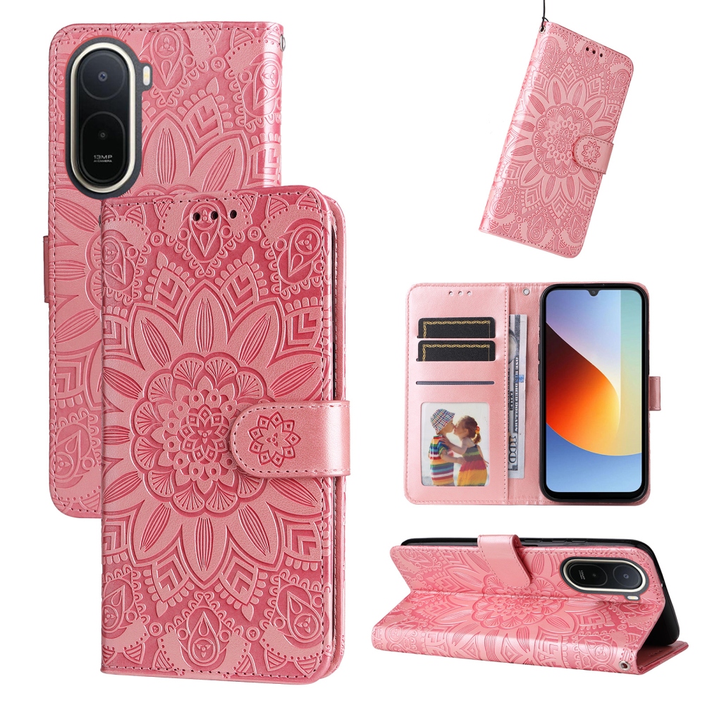 Sunflower knižkové púzdro na Xiaomi Redmi A7 Pro - ružové