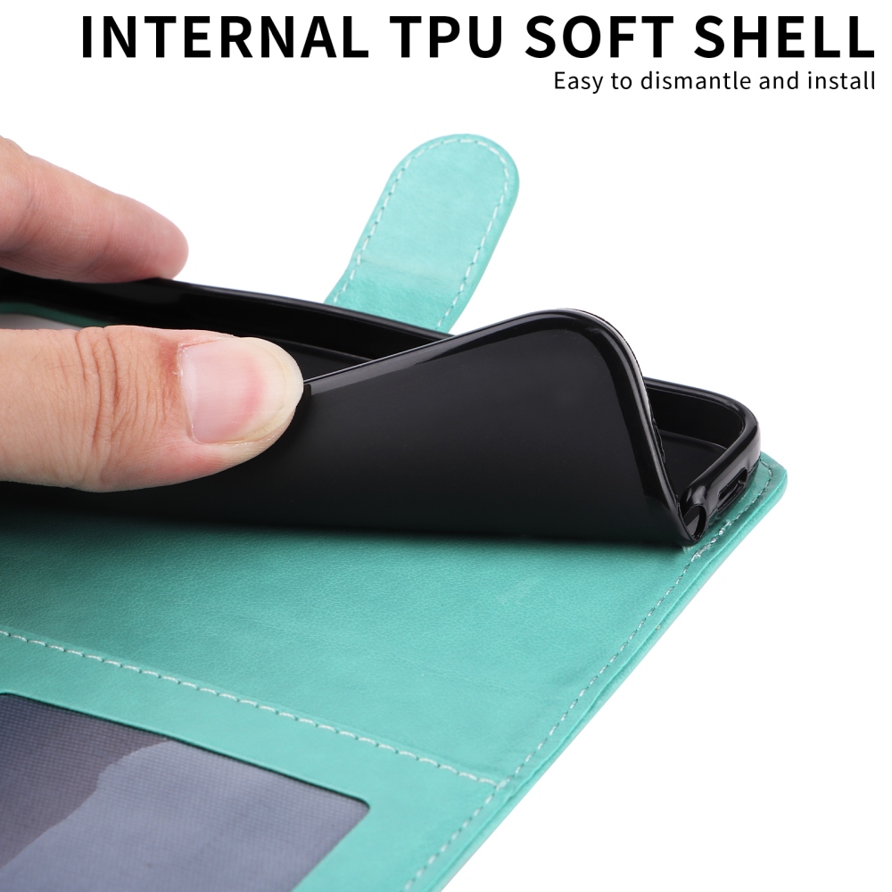 Sunflower knižkové puzdro na Xiaomi Redmi Note 15 Pro 4G - modrozelené