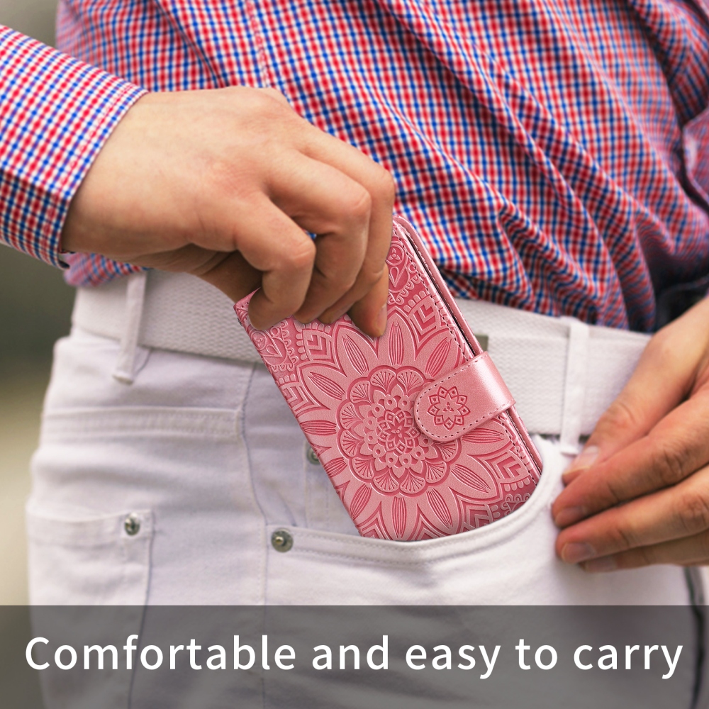 Sunflower knižkové púzdro na Xiaomi Redmi Note 15 Pro 4G - ružové