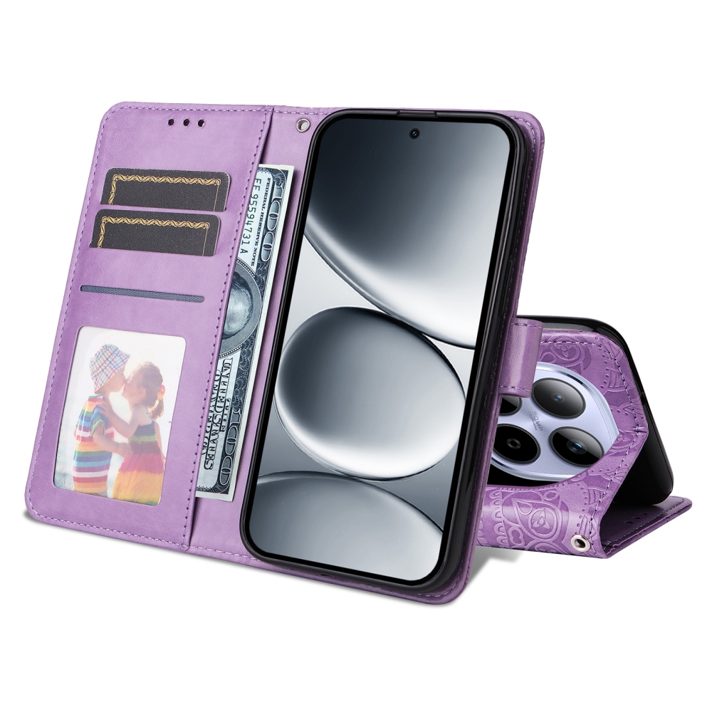 Sunflower knižkové puzdro na Xiaomi Redmi Note 15 Pro 5G - fialové