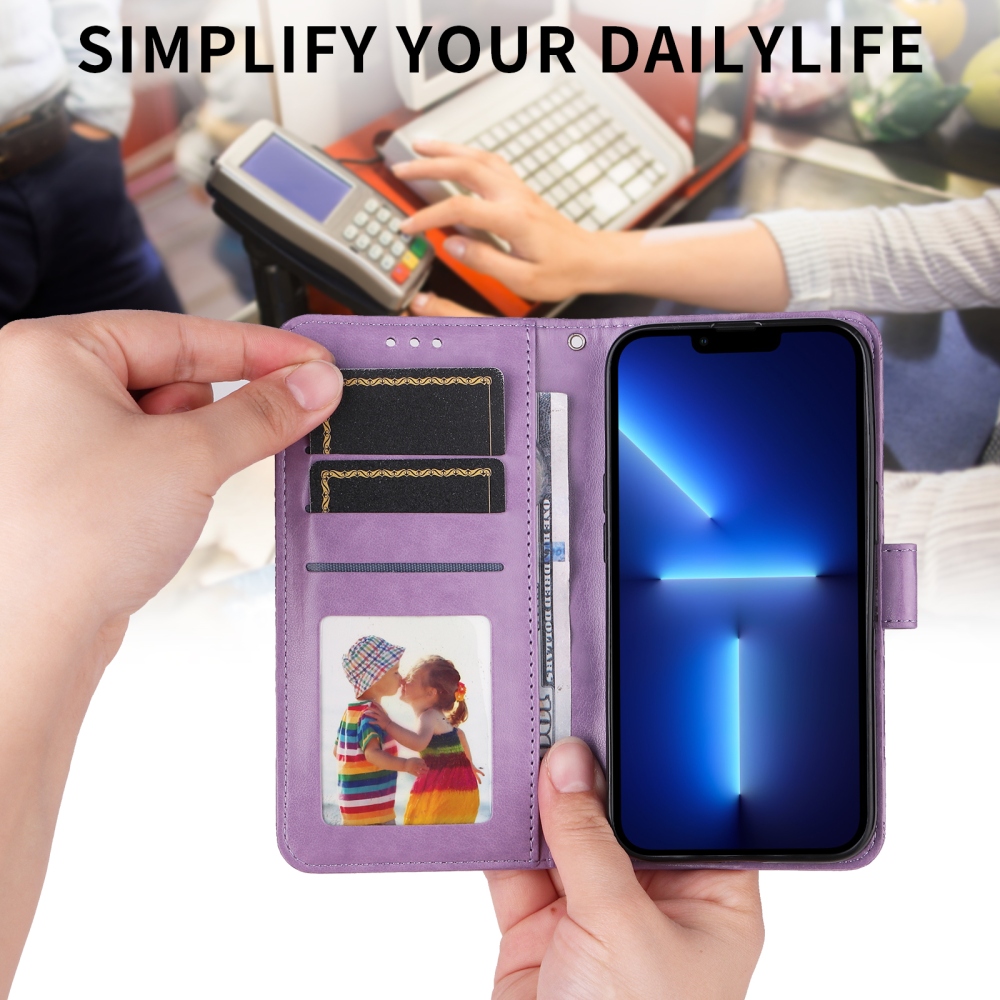 Sunflower knižkové puzdro na Xiaomi Redmi Note 15 Pro 5G - fialové