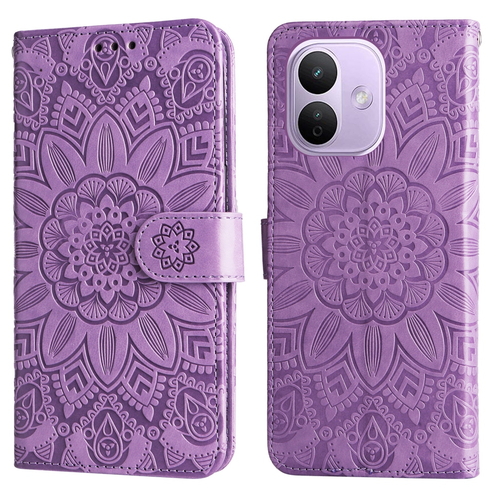 Sunflower knižkové puzdro na Xiaomi Redmi Note 17 Pro 5G - fialové