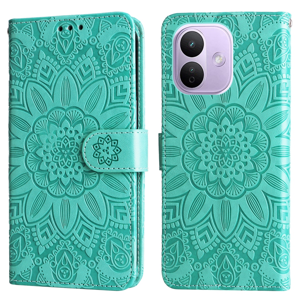 Sunflower knižkové púzdro na Xiaomi Redmi Note 17 Pro 5G - modrozelené