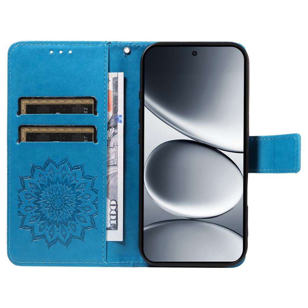 Sunflowers knižkové puzdro na Xiaomi Redmi Note 15 Pro 5G - modré