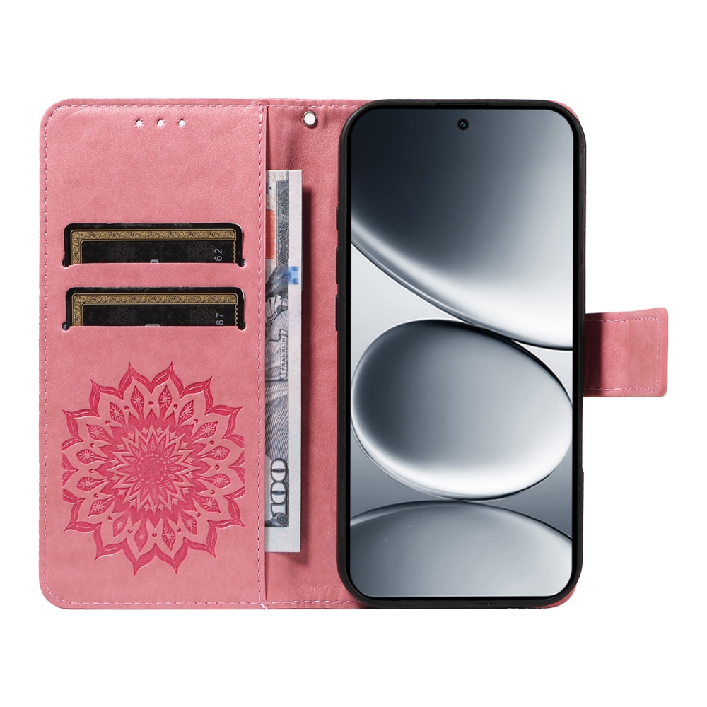 Sunflowers knižkové puzdro na Xiaomi Redmi Note 15 Pro 5G - ružové