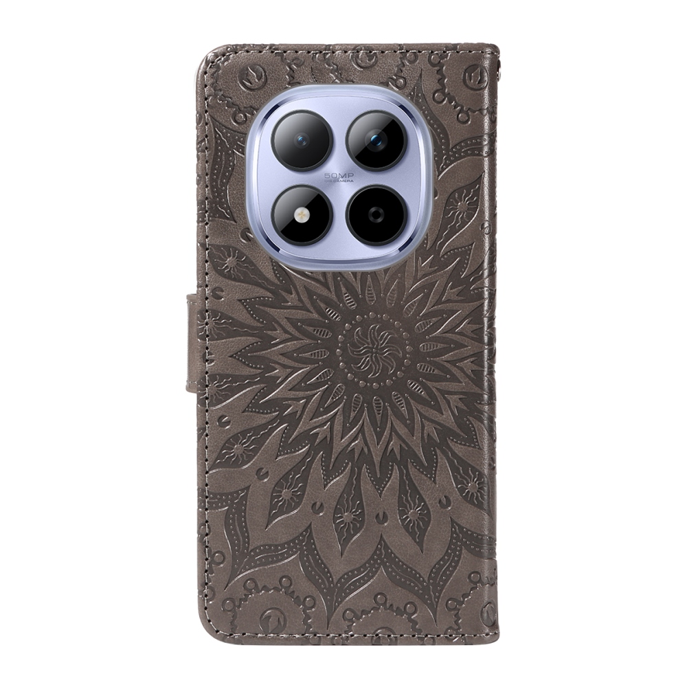 Sunflowers knižkové puzdro na Xiaomi Redmi Note 15 Pro 5G - šedé