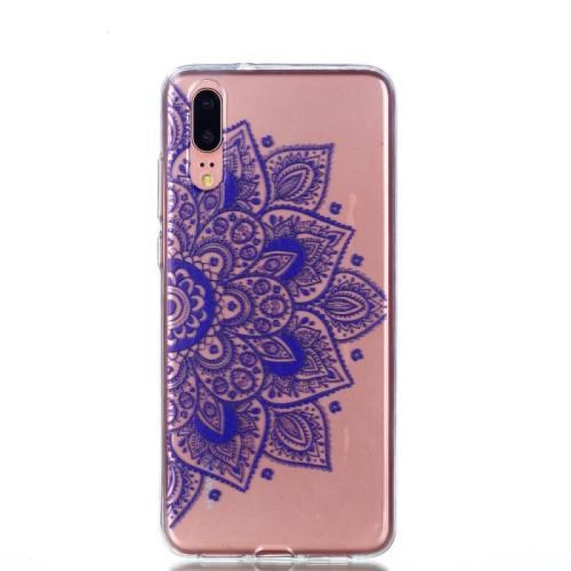 Suns gélový obal na Huawei P20 - fialová mandala