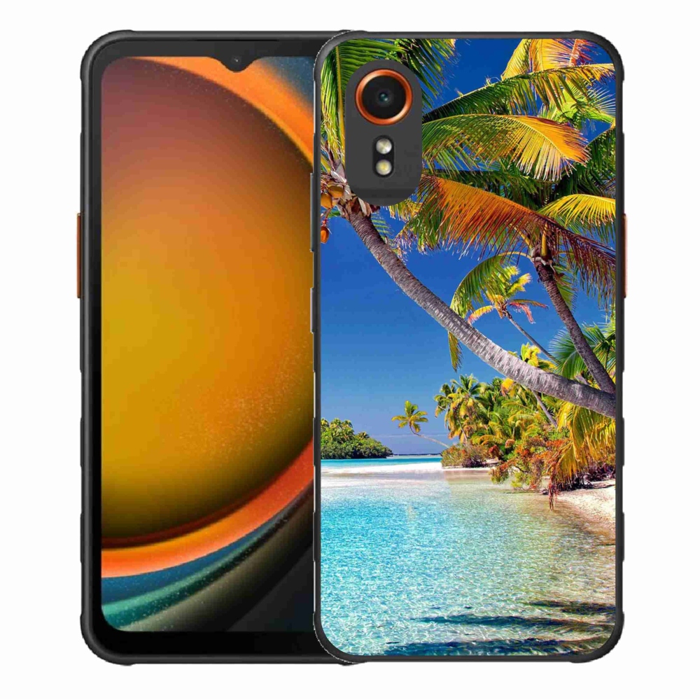 Gélový obal mmCase na Samsung Galaxy Xcover 7 - morská pláž