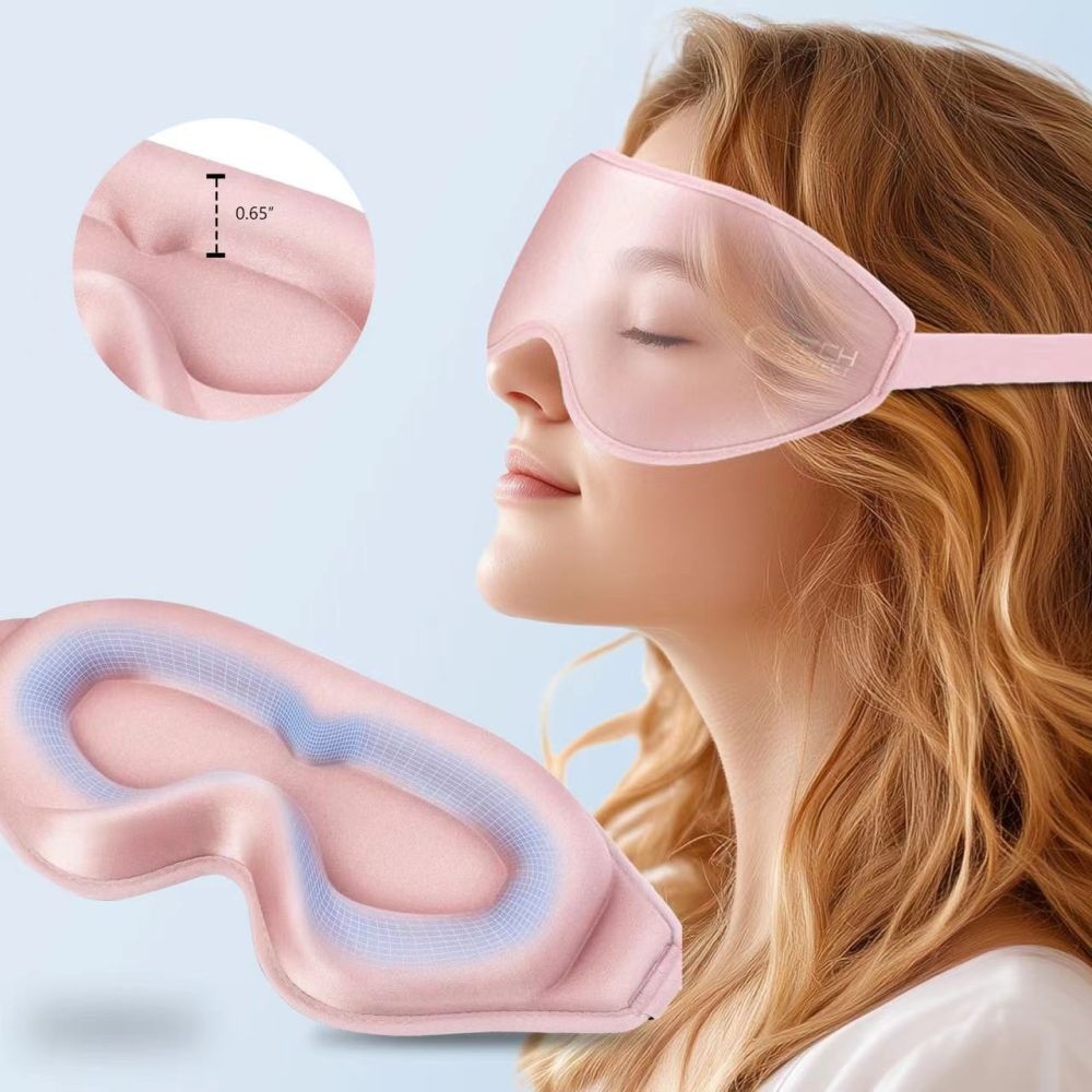 Tech-Protect EyeShade 3D maska ​​na spanie - ružová
