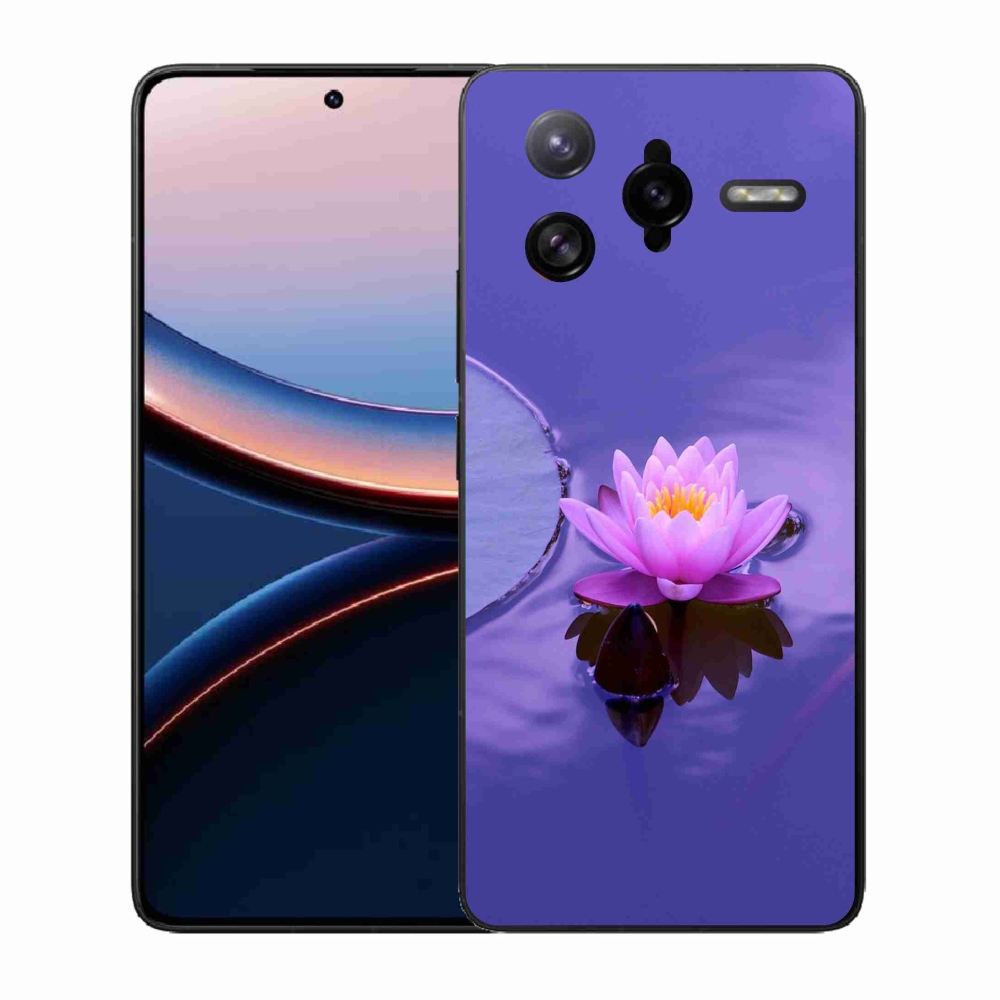 Gélový kryt mmCase na Xiaomi Poco F7 Ultra - kvet na hladine