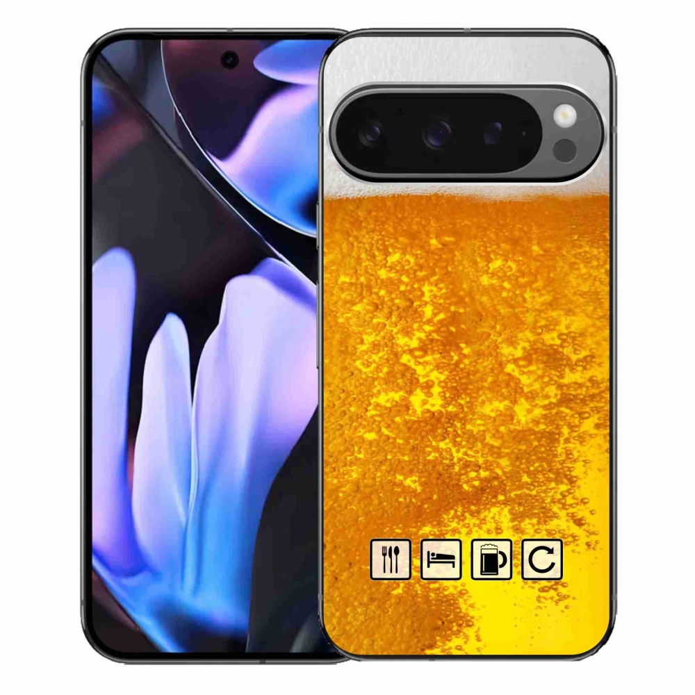 Gélový kryt mmCase na Google Pixel 9 Pro XL - pivný motív 3