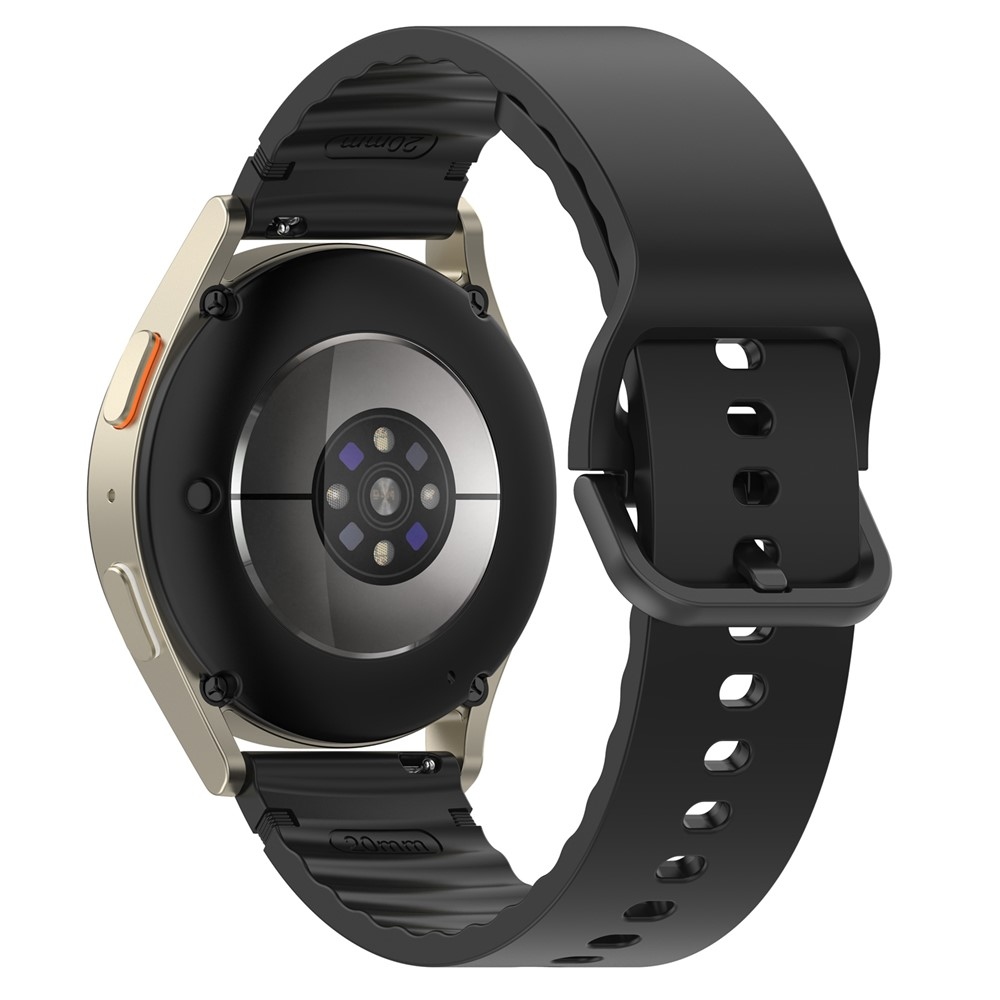 Sweat silikónový remienok 22mm na Garmin Forerunner 970/Forerunner 570 47mm/265 - čierny
