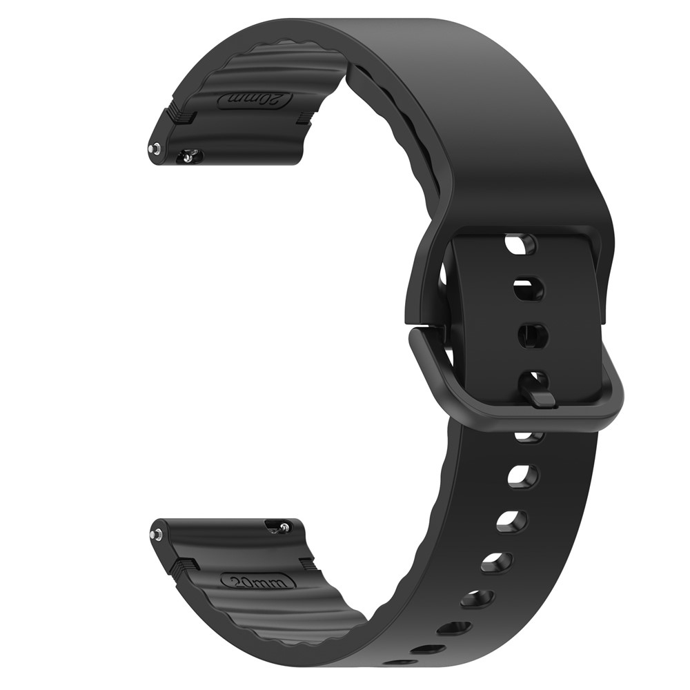 Sweat silikónový remienok 22mm na Garmin Forerunner 970/Forerunner 570 47mm/265 - čierny