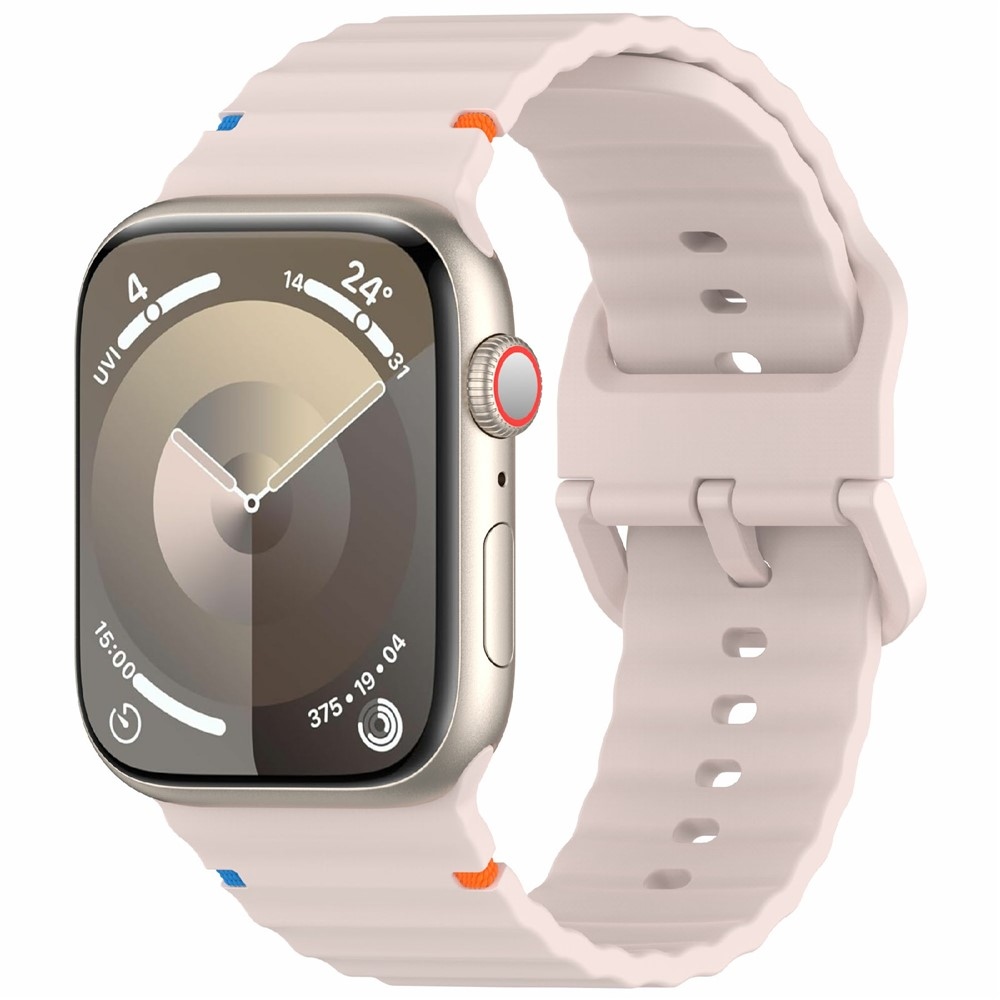 Sweat silikónový remienok na Apple Watch Ultra 4/3/2/1 49mm/12/11/10 46mm - ružový