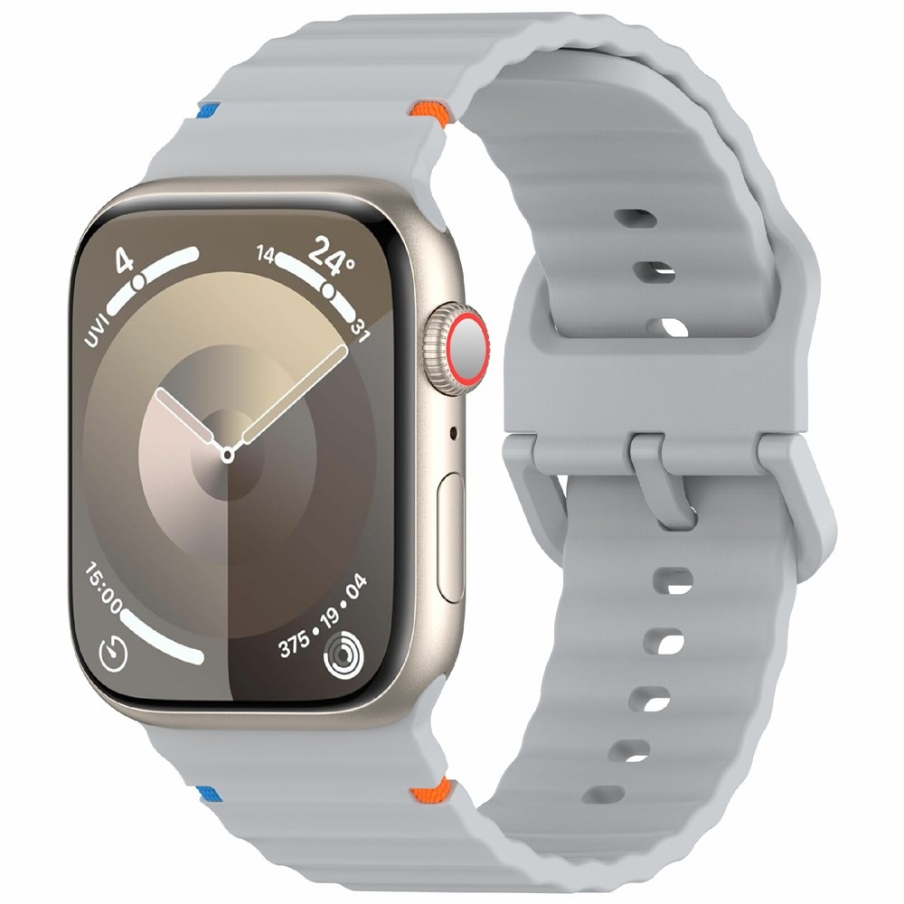 Sweat silikónový remienok na Apple Watch Ultra 4/3/2/1 49mm/12/11/10 46mm - šedý