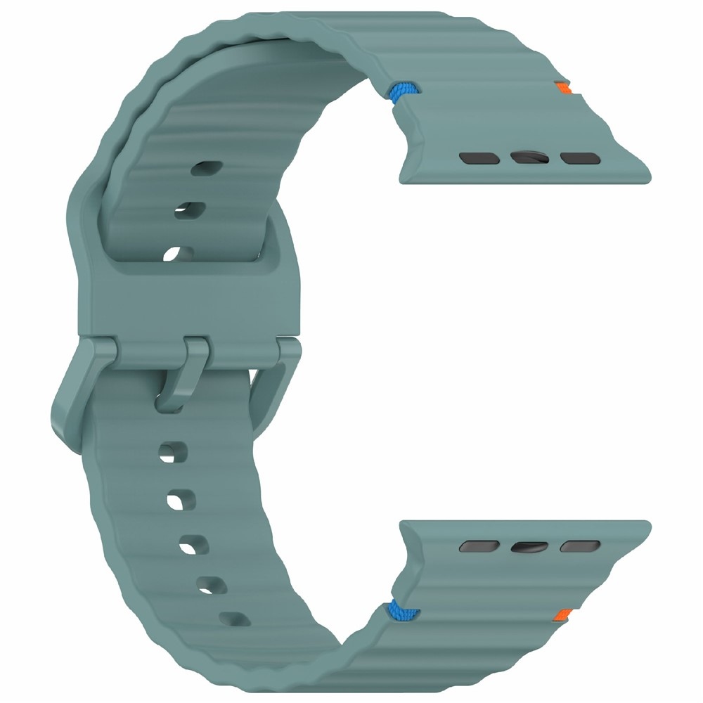 Sweat silikónový remienok na Apple Watch Ultra 4/3/2/1 49mm/12/11/10 46mm - zelený