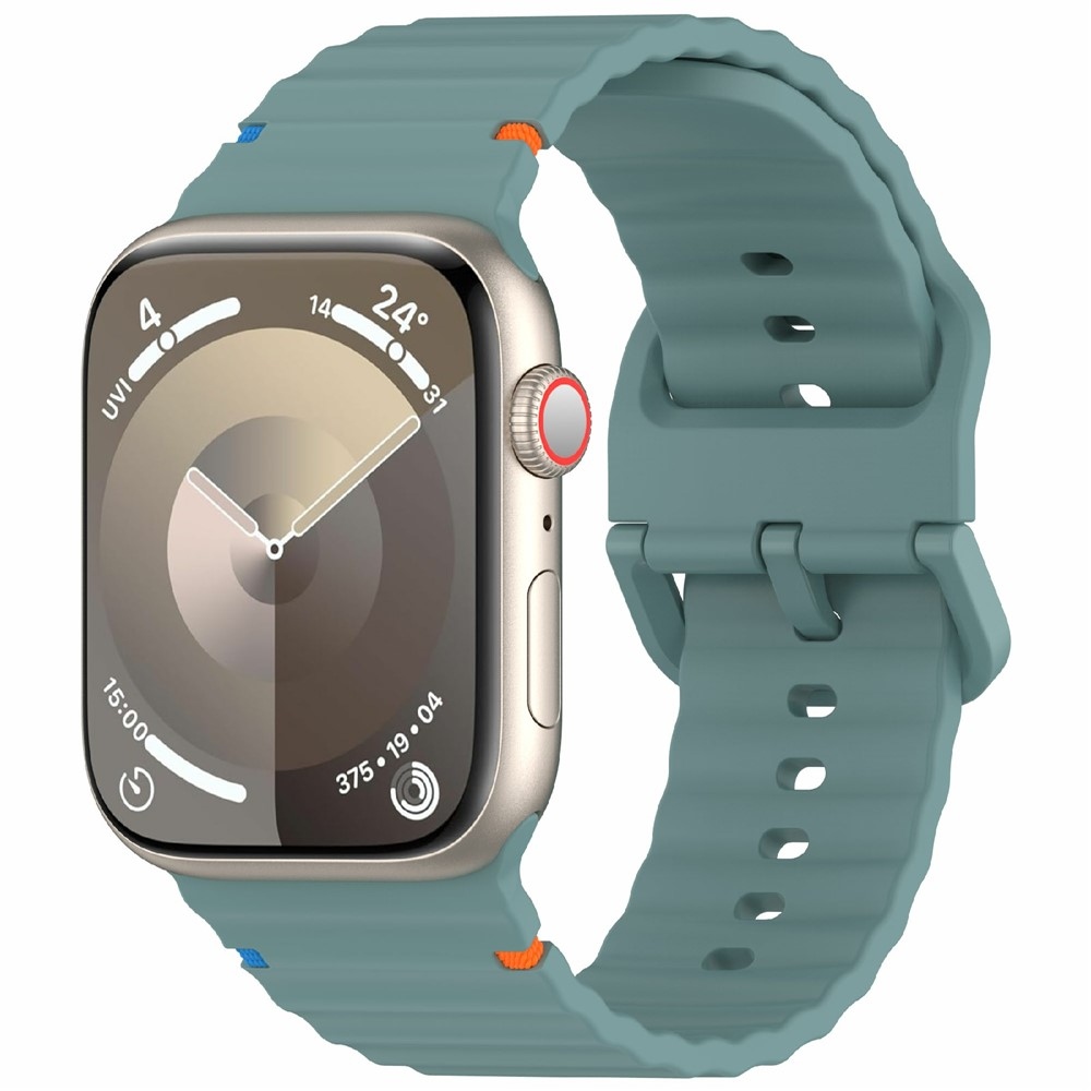 Sweat silikónový remienok na Apple Watch Ultra 4/3/2/1 49mm/12/11/10 46mm - zelený