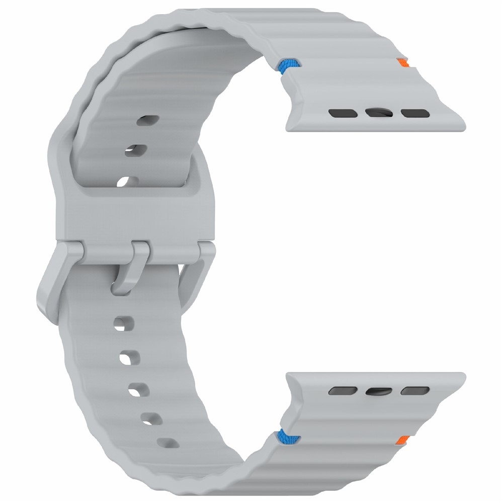 Sweaty silikónový remienok na Apple Watch Ultra 4/3/2/1 49mm/12/11/10 46mm - šedý