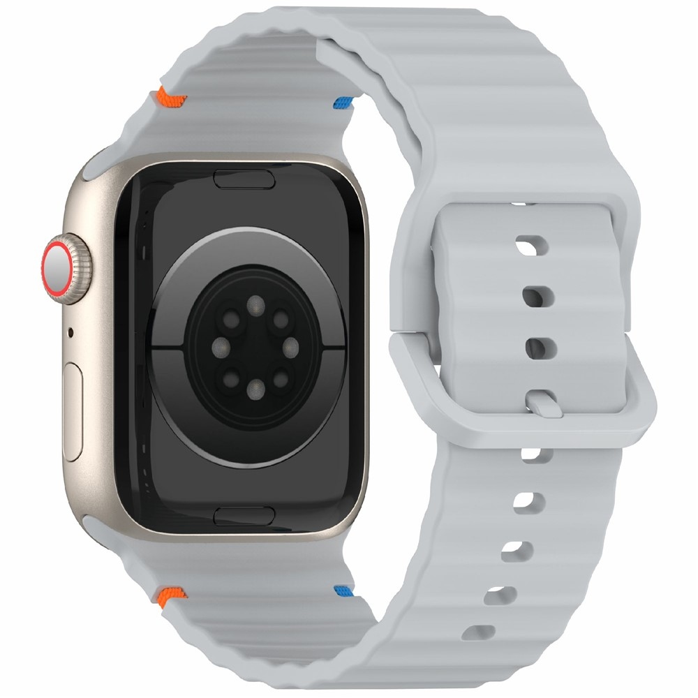 Sweaty silikónový remienok na Apple Watch Ultra 4/3/2/1 49mm/12/11/10 46mm - šedý